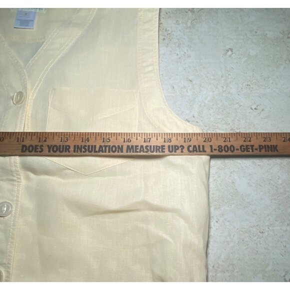 Susan Bristol Floral Patchwork Linen Cotton Vest Top Cottagecore Grandmacore - Picture 3 of 7